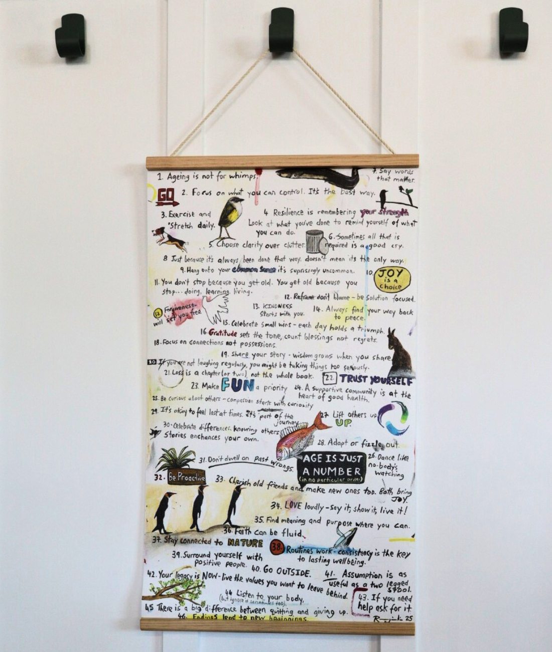 Age Is Just A Number | Wall Hanging